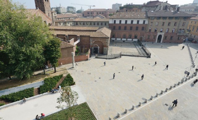 Piazza S.Ambrogio/Parcheggio interrato 4 livelli<br>Milano – Anna Giorgi and Partners
